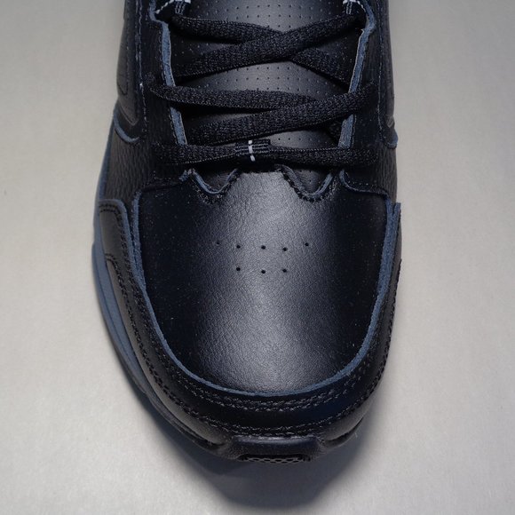 Fila Size 11.5 M MEMORY DECIMUS 7 Black Leather Sneakers New Men's Shoes - Picture 6 of 16